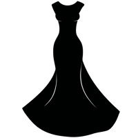 Schwarzes Icon für Kleider Müller