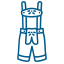 Blaues Icon für Kleider Müller