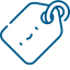 Blaues Icon für Kleider Müller