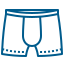 Blaues Icon für Kleider Müller